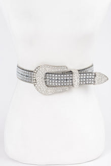 Rhinestone Western Style Belt