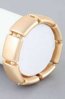 Polished Cubic Cuff Bracelet