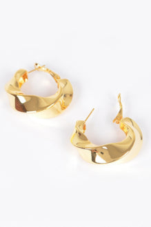 Metal Gold Plated Earring