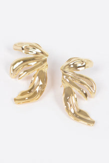 Metal Gold Plated Earring