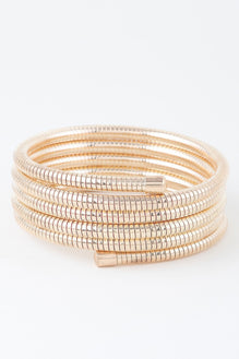 Multi Snake Chain Wrap Bracelet
