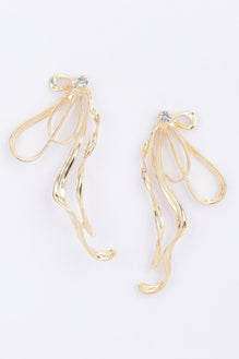 Gold Plated Metal Earring