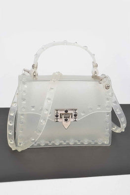 Monotone Studded Clutch