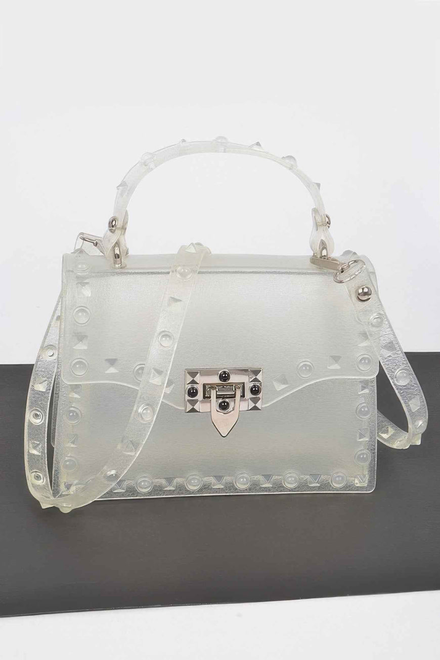 Monotone Studded Clutch