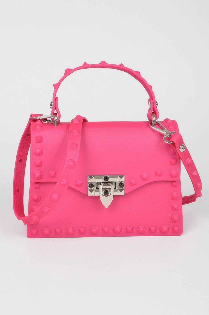 Monotone Studded Clutch
