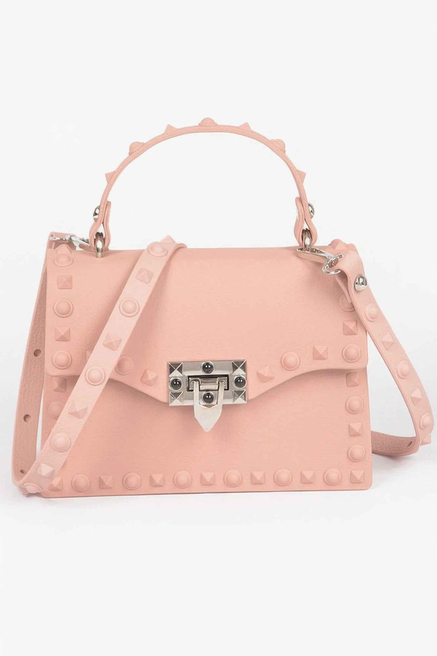 Monotone Studded Clutch