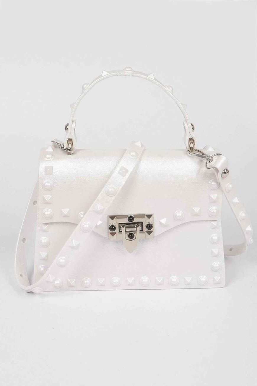 Monotone Studded Clutch