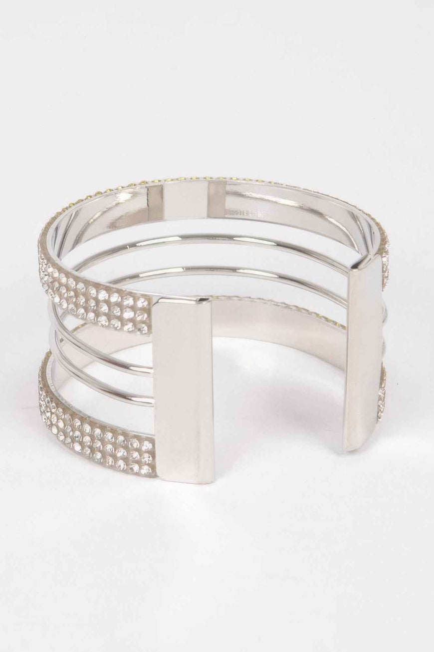 Rhinestone Metal Cuff