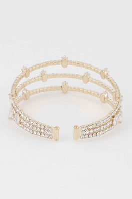 Cubic Rhinestone Bracelets