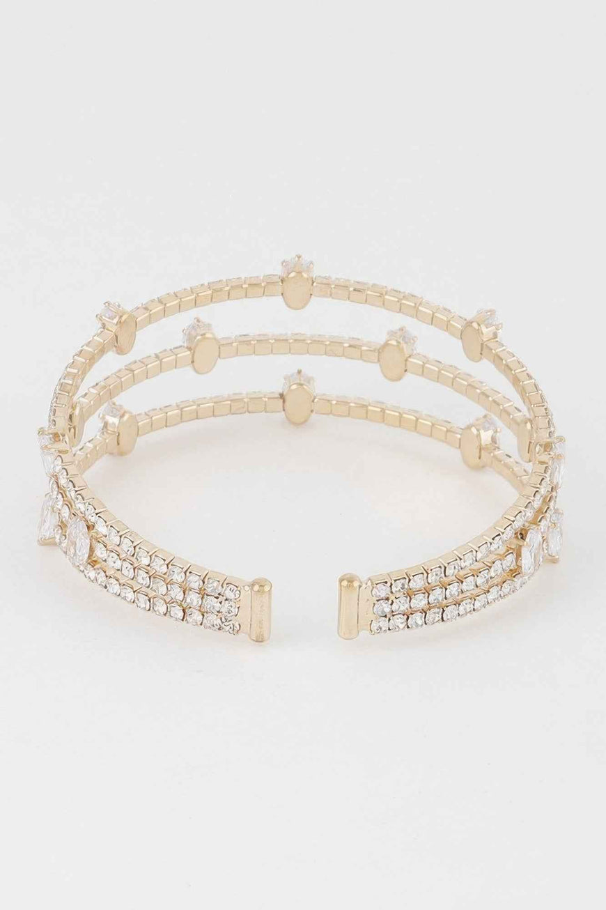 Cubic Rhinestone Bracelets