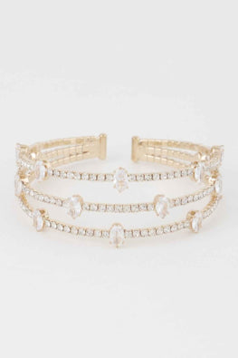 Cubic Rhinestone Bracelets