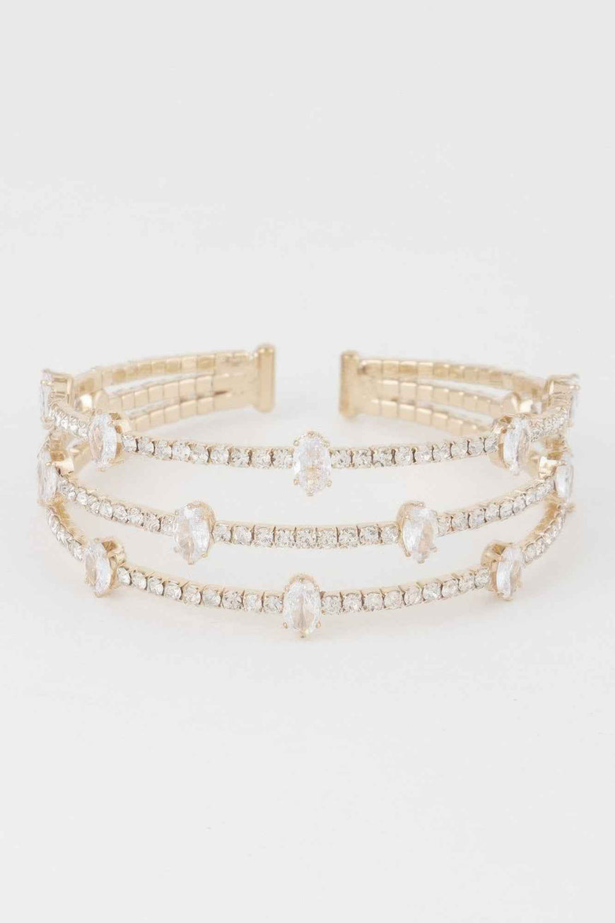 Cubic Rhinestone Bracelets