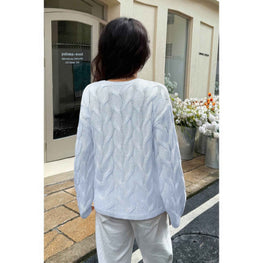 Solid Round Neck Knit Loose Sweater