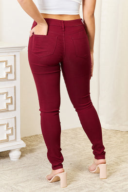 YMI Jeanswear Skinny Jeans with Pockets - TopFashionHQ