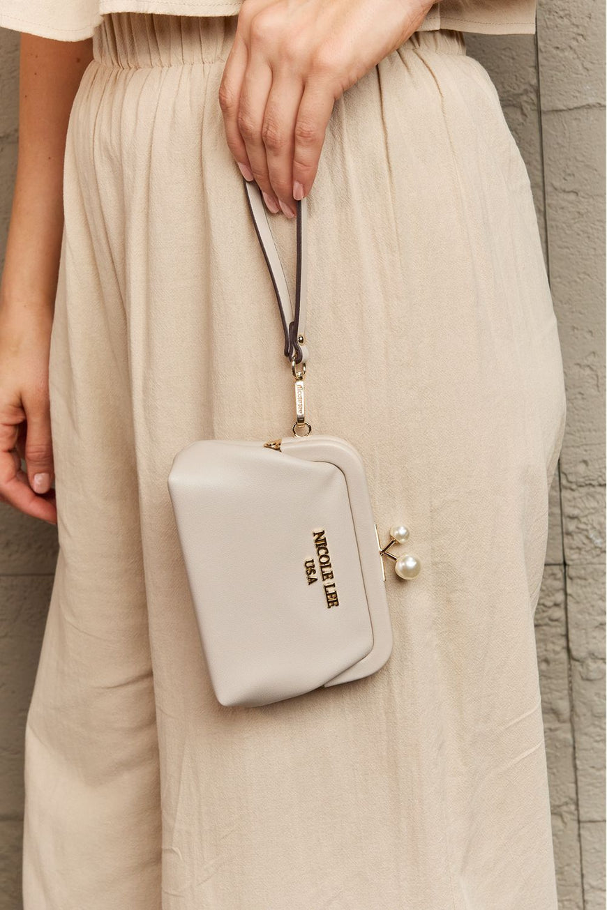 Nicole Lee USA Elise Pearl Coin Purse - TopFashionHQ
