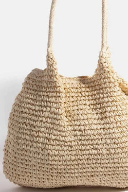 Fame Braided Long Handle Tote Bag