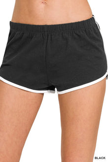 Zenana Elastic Waistband Dolphin Shorts