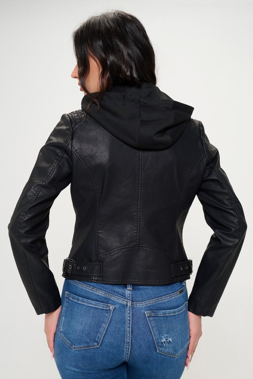 Coalition LA Zip Up Hooded Jacket - TopFashionHQ