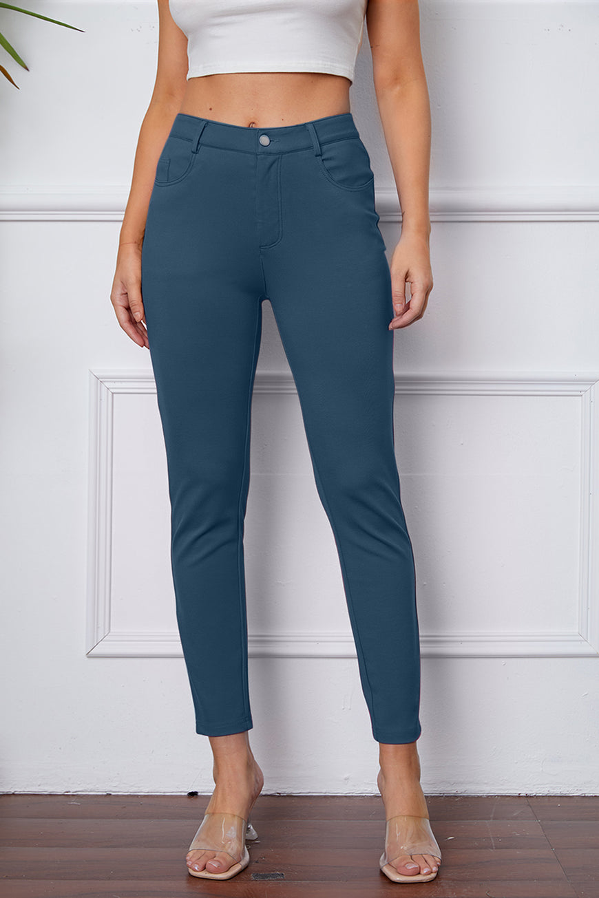 StretchyStitch Pants by Basic Bae - TopFashionHQ