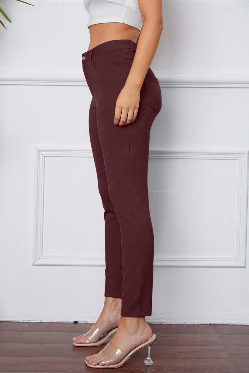 StretchyStitch Pants by Basic Bae - TopFashionHQ
