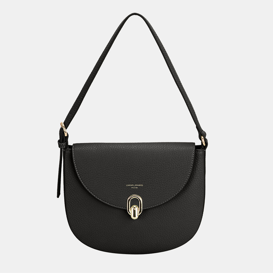 David Jones Metal Buckle Shoulder Bag - TopFashionHQ