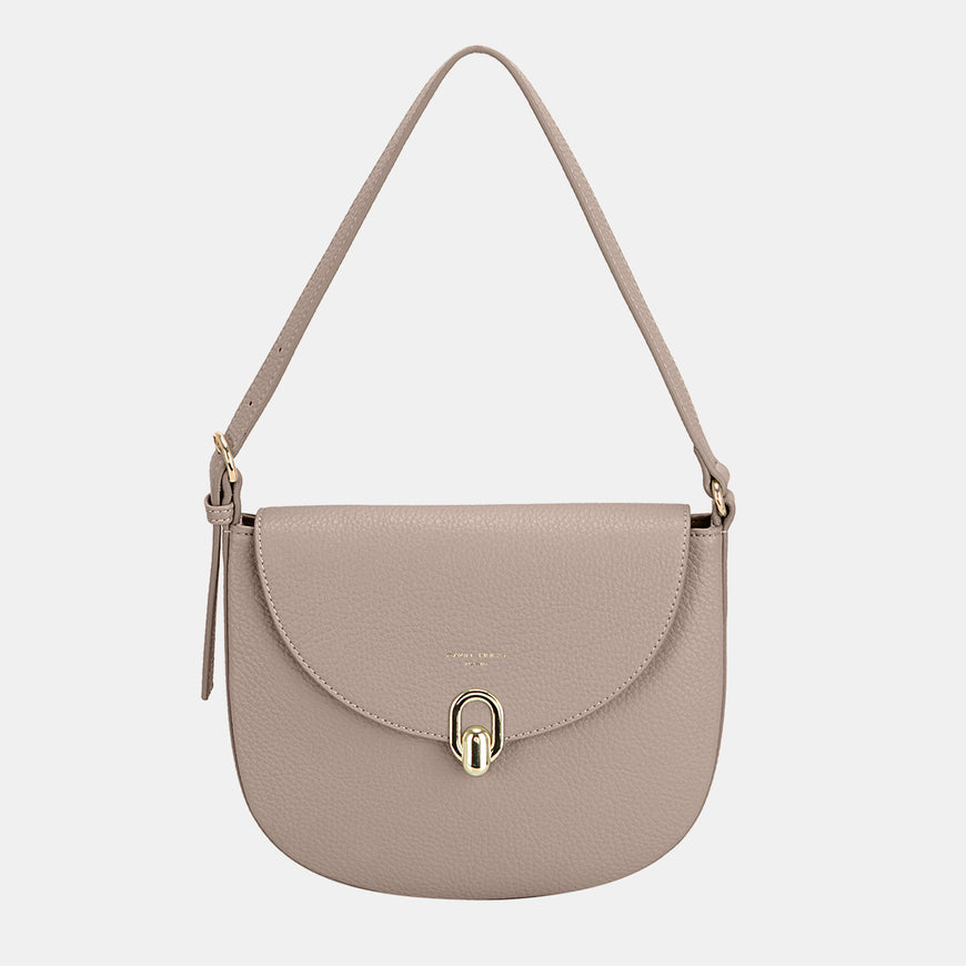 David Jones Metal Buckle Shoulder Bag - TopFashionHQ