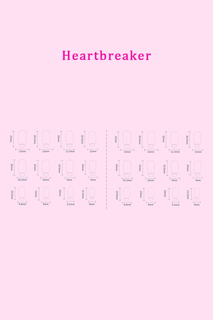 SO PINK BEAUTY Press On Nails 2 Packs - TopFashionHQ