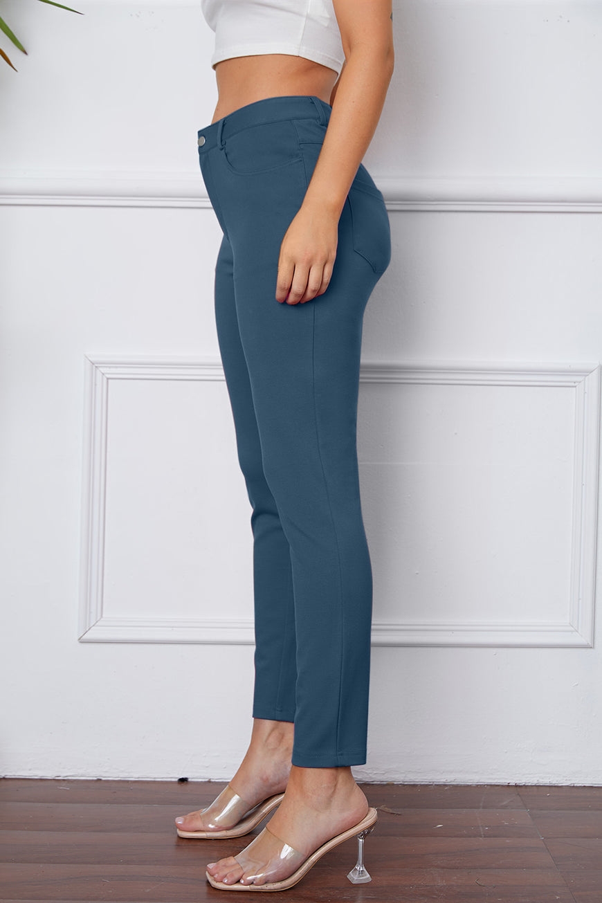 StretchyStitch Pants by Basic Bae - TopFashionHQ